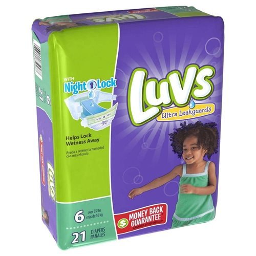 Luvs Diapers - Ultra Leakguards - Size 6 - 21 Ct