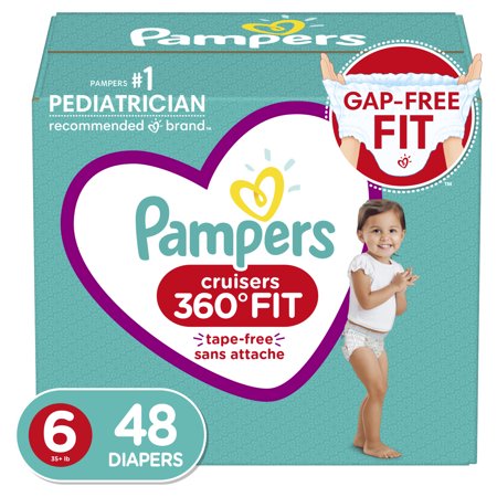 Pampers Diapers - Cruisers - Size 6 - 48 Ct