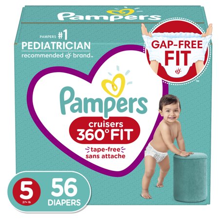 Pampers - Diapers - Cruisers 360  Super Pack - Size 5 - 56Ct