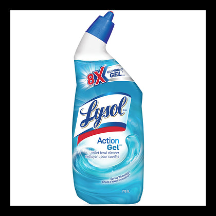 Lysol Toilet Bowl Cleaner - Action Gel® Spring Waterfall® 9/710 Ml