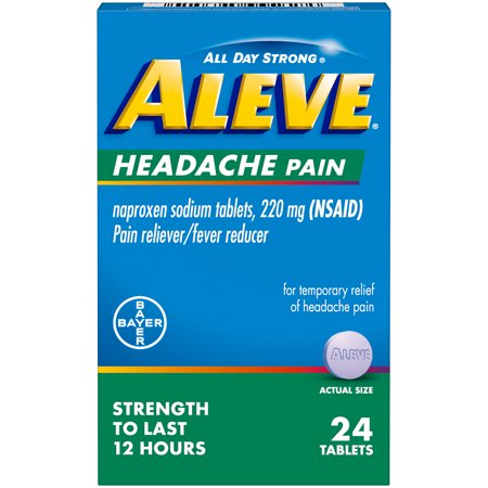 Aleve - Tablets - Headache Pain - 24 Ct