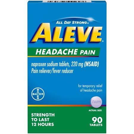 Aleve - Tablets - Headache Pain - 90 Ct