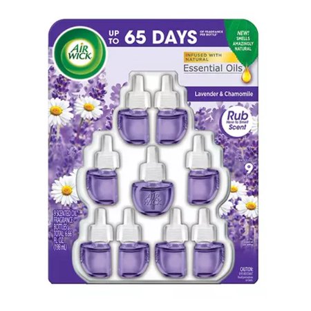 Airwick - Scented Oil Refill - Lavender & Chamomile - 9 Pack