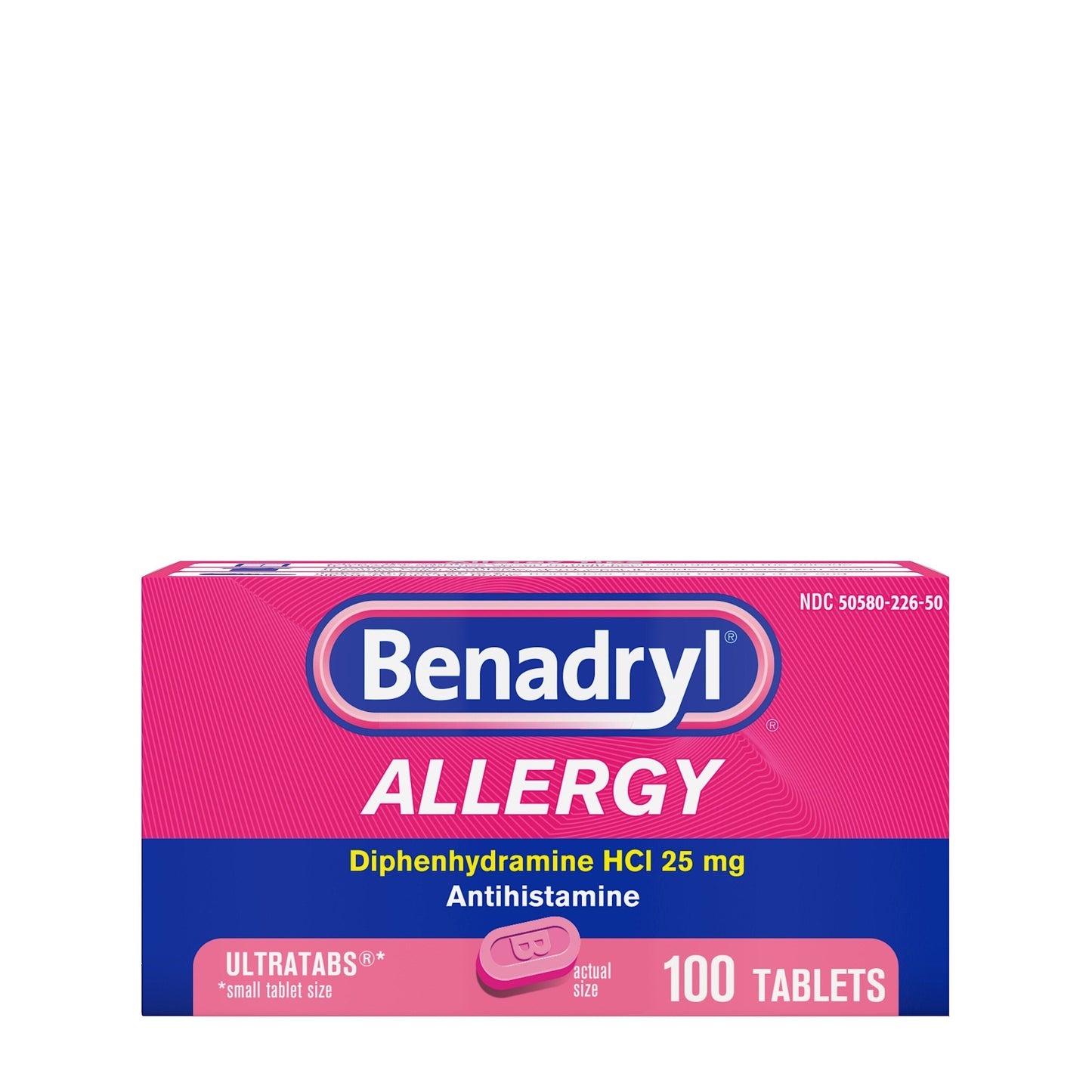 Benadryl - Allergy 100 Tablets