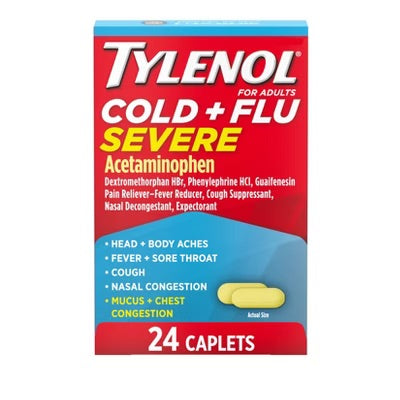 Tylenol - Cold & Flu Sever 24 Cap