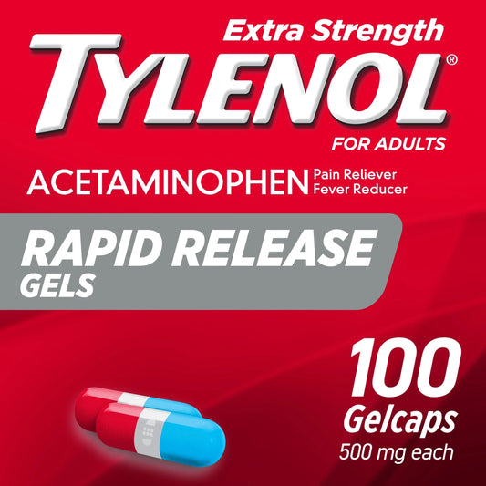 Tylenol - Extra Strength - Rapid Release Gels - 100 Gelcaps