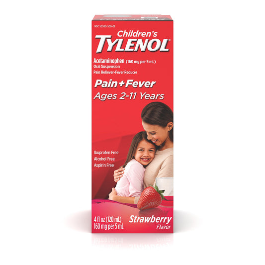 Tylenol - Children Strawberry Flavor 4 Fl Oz