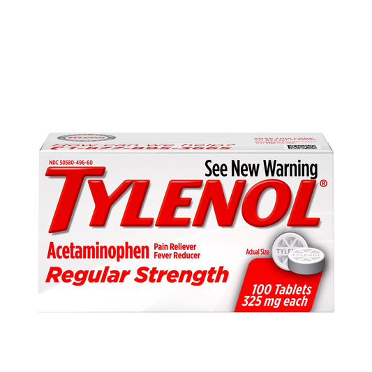 Tylenol - Regular Strength 100 Tablets