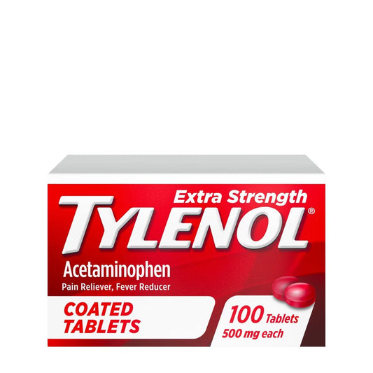 Tylenol - Extra Strength Coated Tablets 100 Tablets