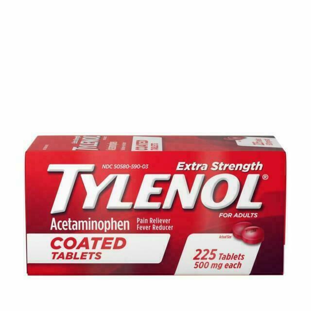 Tylenol - Caoted Tablets 225 Tablets