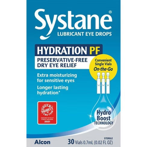 Systane Eye Drops - Lubrican Eye Drops 30 Vials 0.7Ml