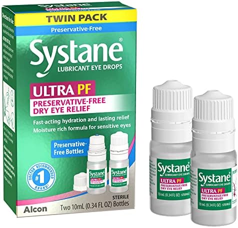 Systane Eye Drops - Ultra Pf Twin Pack 2-0.34 Fl Oz Bottles