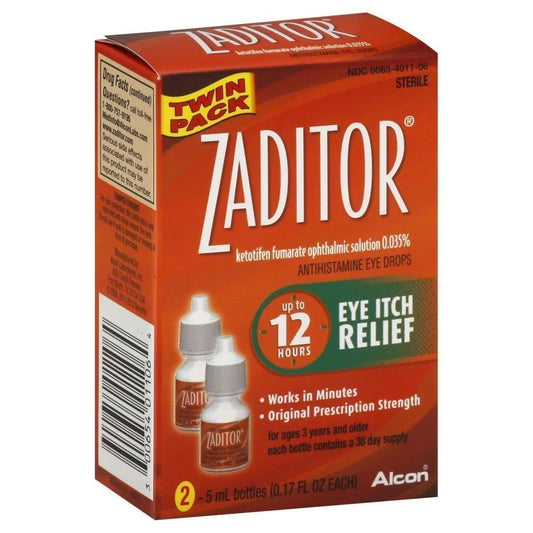 Zaditor - Twin Pack Eye Itch Relief 2X5Ml