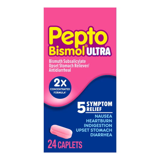 Pepto Bismol - Ultra 5 Sypmtom Relief 24 Caplets