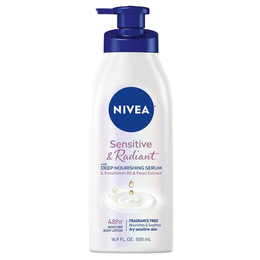 Nivea Body Lotion - Sensitive & Radiant - 16.9 Floz