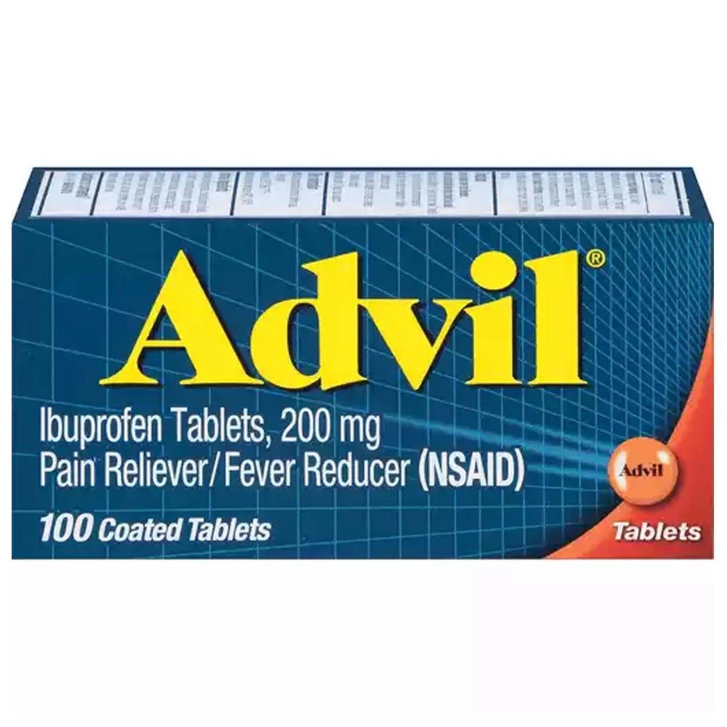 Advil - Coated Tablets - 100 Ct