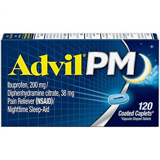 Advil - Coated Caplets - Pm - 120 Ct