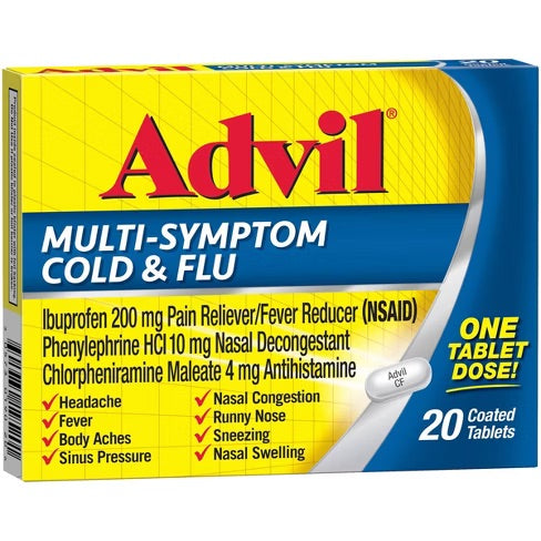 Advil - Multi Symptom - Cold And Flu - 20 Ct