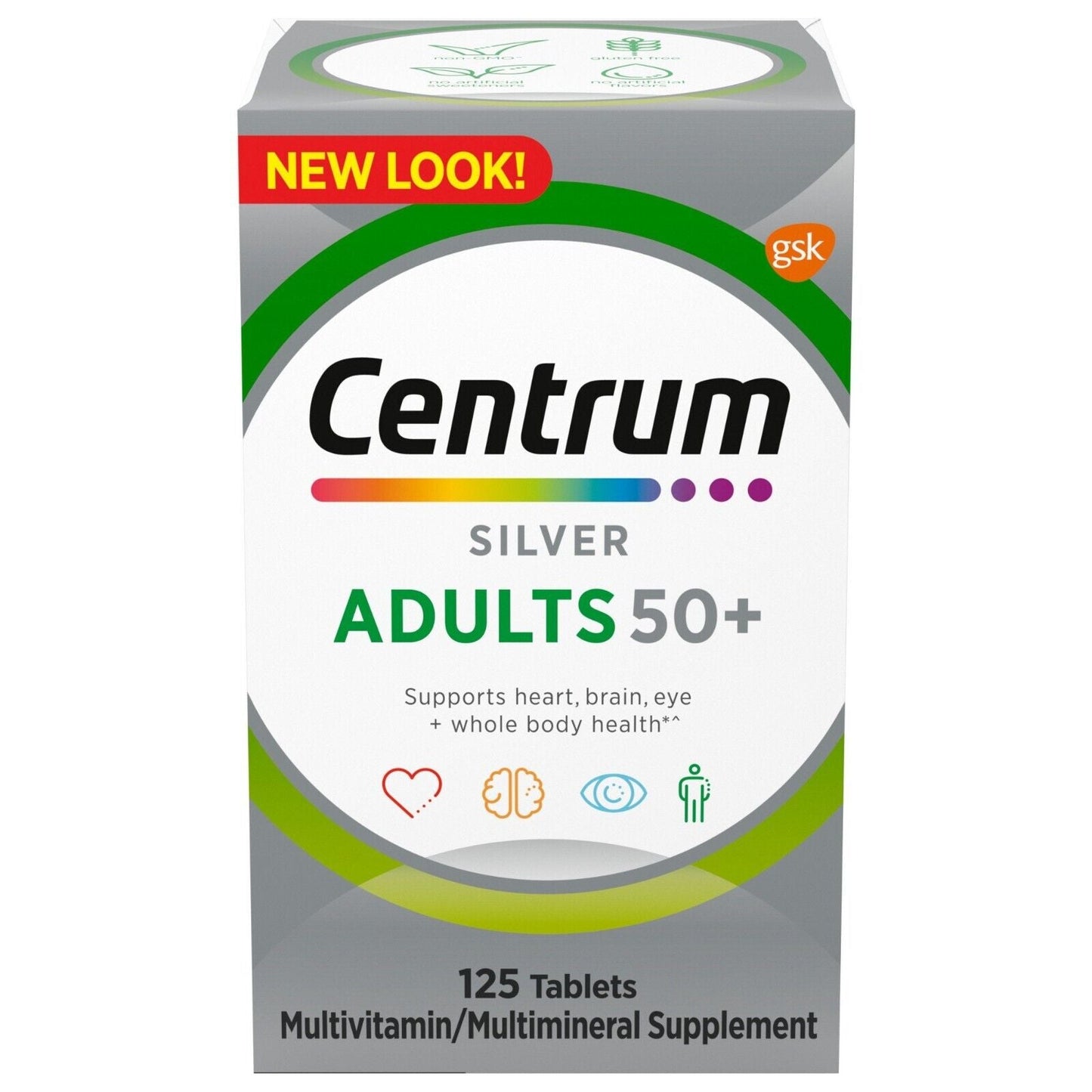 Centrum Multivitamin - Silver - Adult 50+ - 125 Tablets