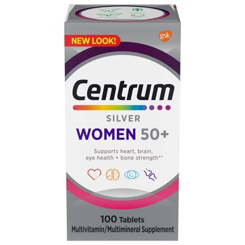 Centrum Multivitamin - Silver Women 50+ 100 Tablets