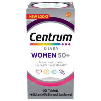 Centrum Multivitamin - Silver - Women 50+ - 65 Tablets