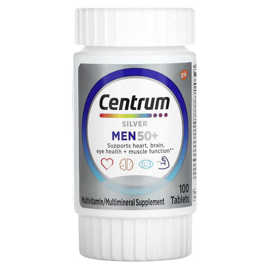 Centrum Multivitamin - Men Silver Men 50+ 100 Tablets