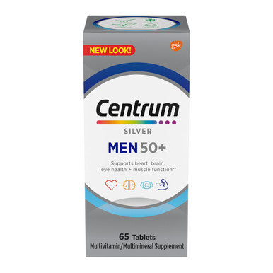 Centrum Multivitamin - Silver - Men 50+ - 65 Tablets