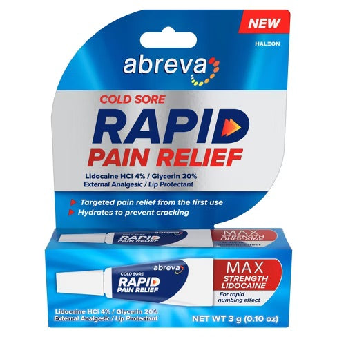 Abreva - Cold Sore Treatment - Rapid Relief - 0.10 Oz