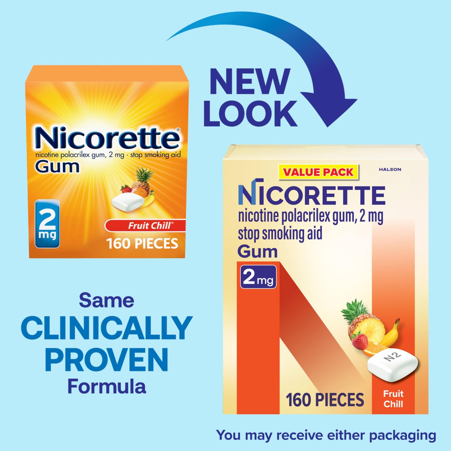 Nicorette - Fruit Chill 2 Mg 160