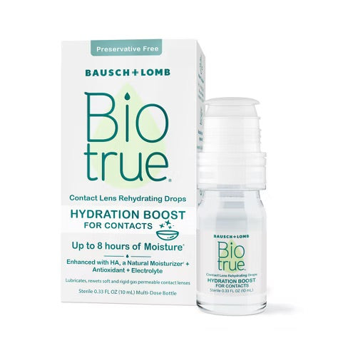 Biotrue - Hydration Boost Contact Lens Rehydrating Drops- 0.33 Floz