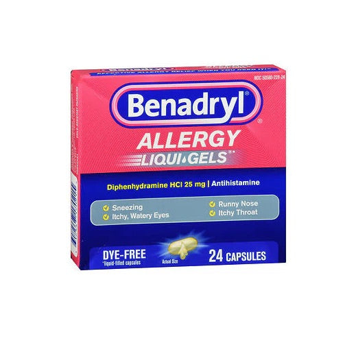 Benadryl - Allergy 24 Liq Gel