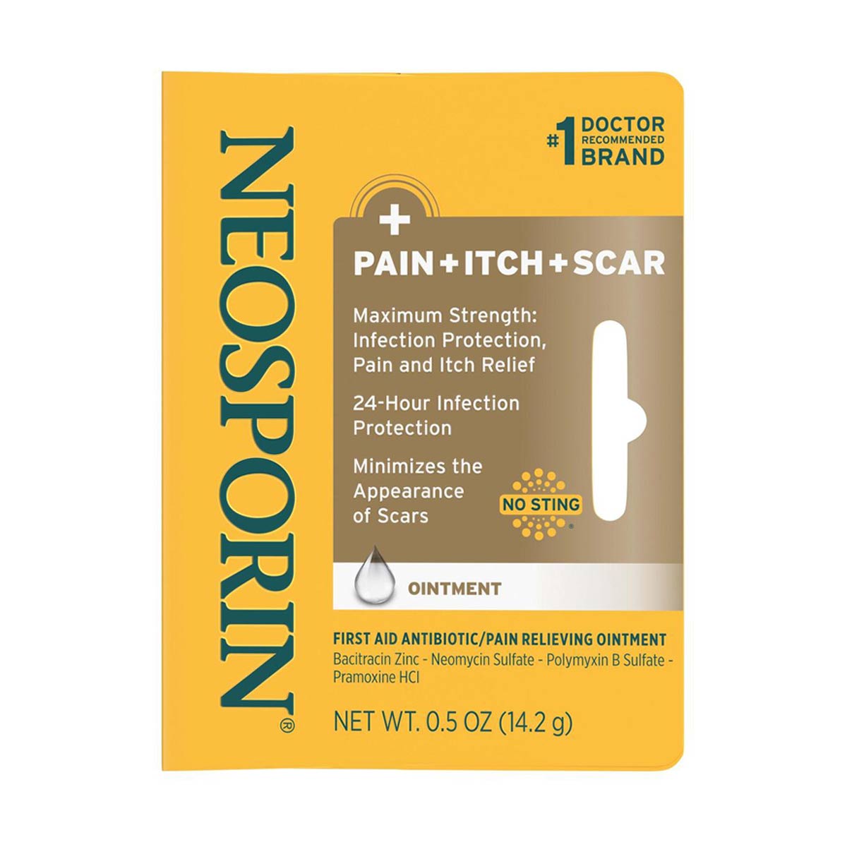 Neosporin - Pain + Itch + Scar - 1/2 Oz