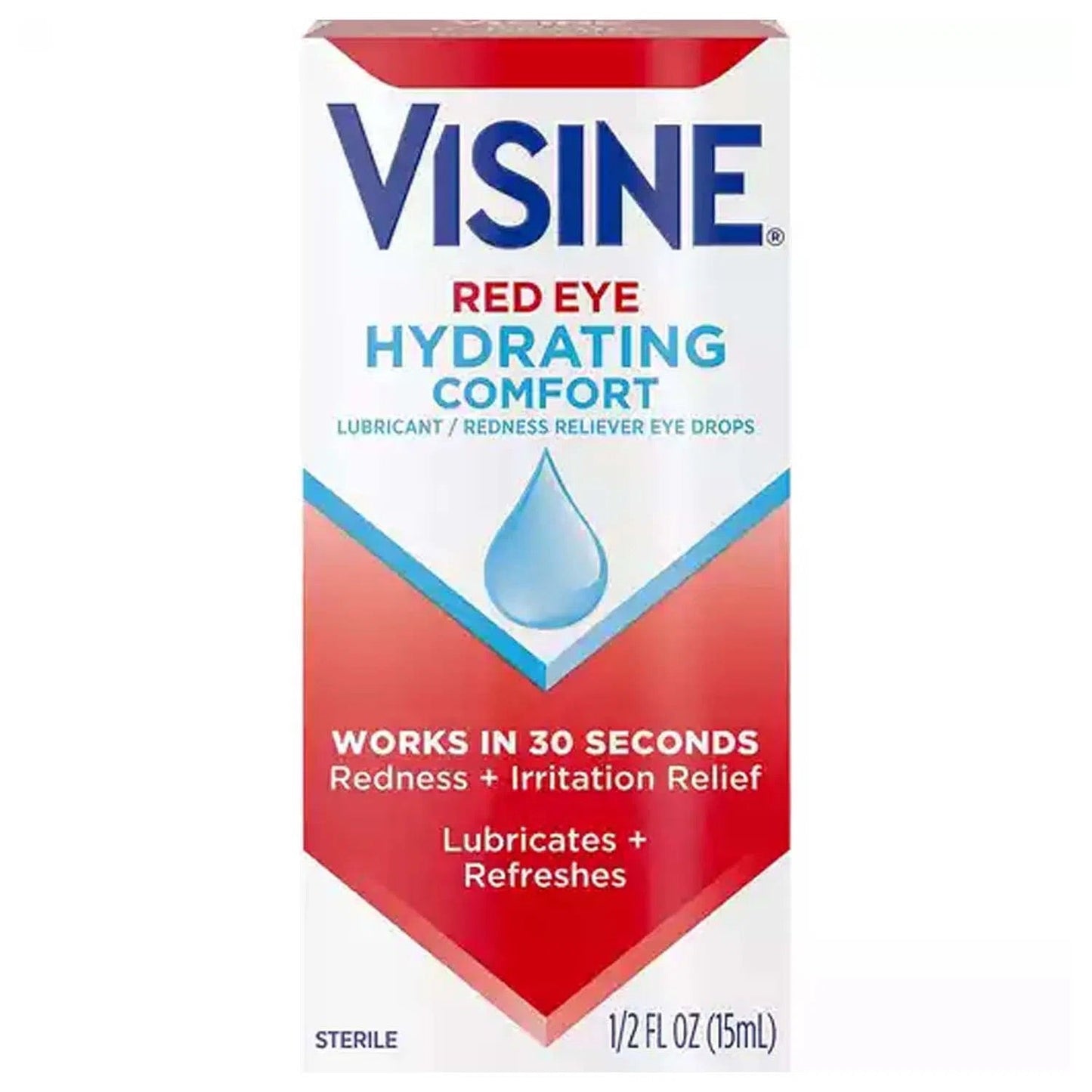 Visine - Eye Drops - Red Eye - 1/2 Fl Oz (15Ml)