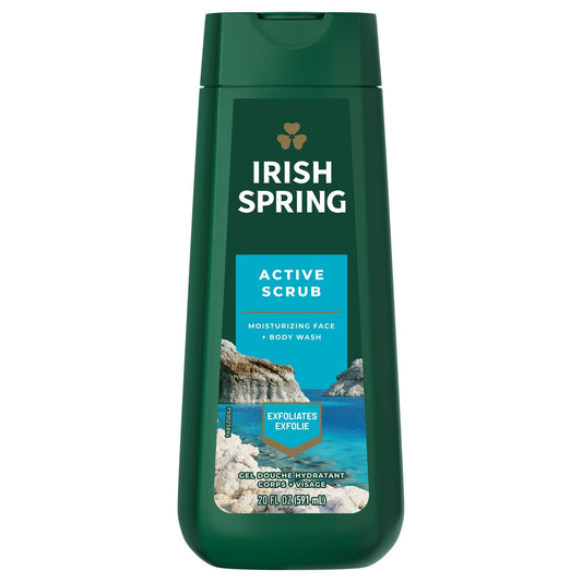 Irish Spring Body Wash - Active Scrub - 20 Floz