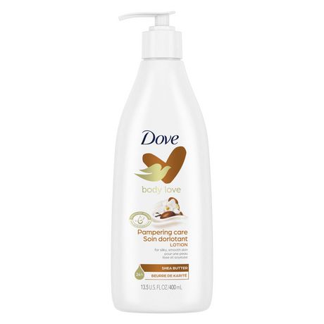 Dove Body Lotion - Glowing With Shea Butter - 13.5 Floz