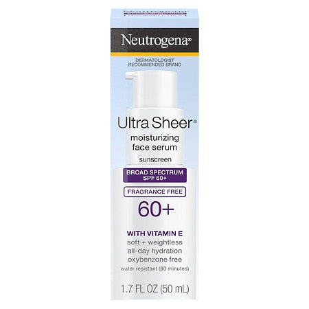 Neutrogena - Ultra Sheer Moisturizing Face Serum 60+..1.7Fl Oz (50Ml)