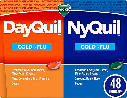 Dayquil/Nyquil Combo Pack - Cold & Flu - 48 Liquicaps