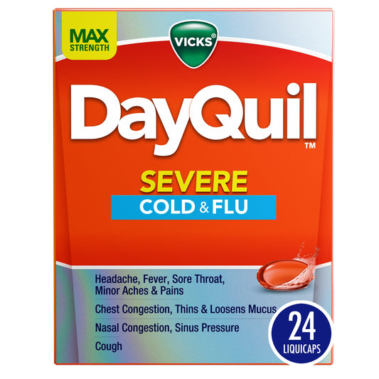 Vicks - Dayquil - Cold & Flu 24 Liquicaps