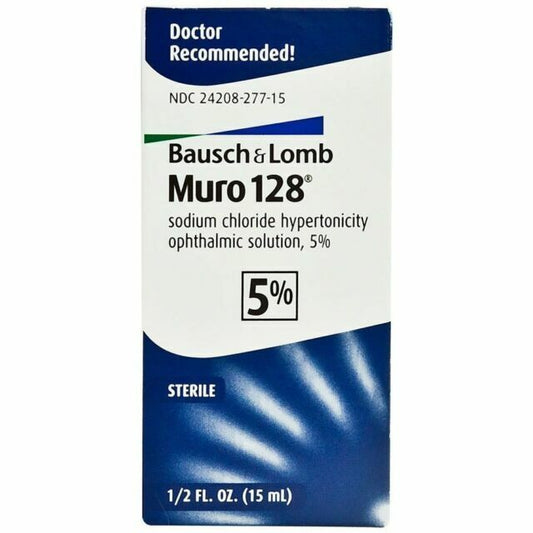 Muro 128 - Eye Drops - Opthalmic Solution - 0.5 Oz