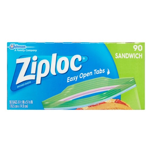 Ziploc - Sandwish Bags Grip N Seal 12/90 Ct