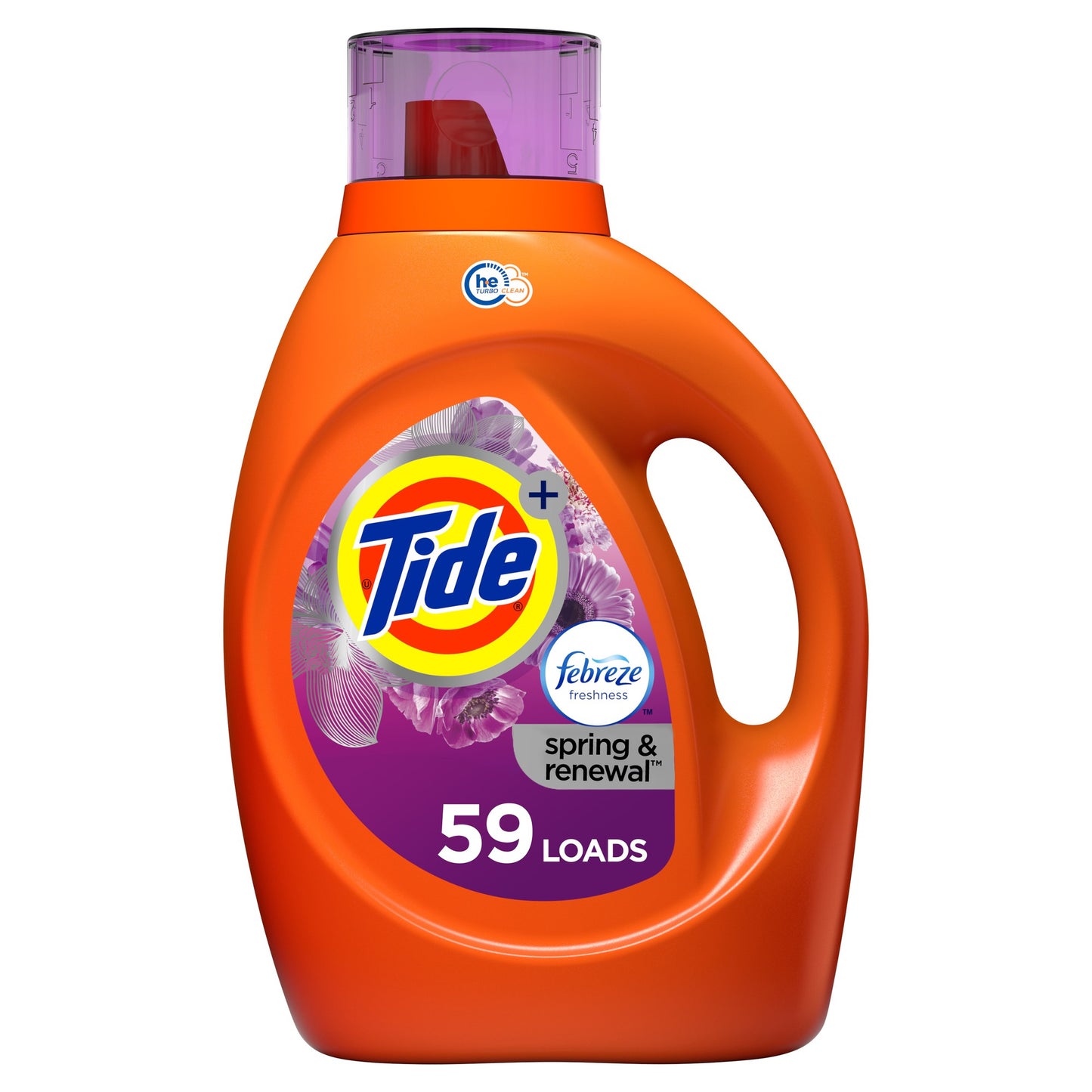 Tide - Liquid Detergent - Febreze Spring & Renewal - 92 Floz