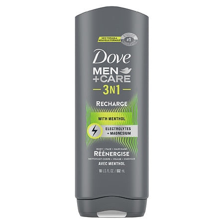 Dove 3In1 - Men - Recharge - 18 Floz