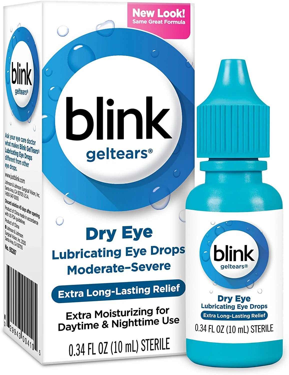 Blink - Eye Drops - Gel Tesars Dry Eye 0.34 Floz