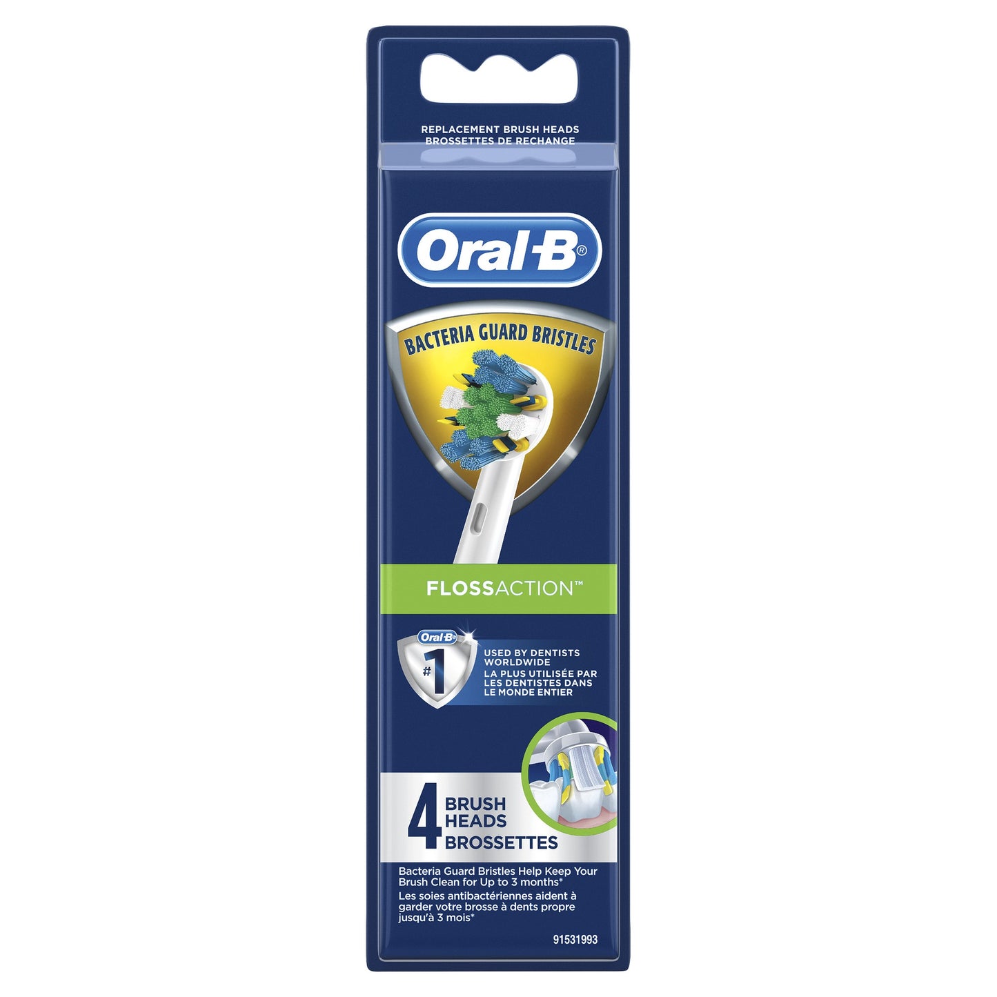 Oral-B - Brush Heads - Floss Action - 4 Heads