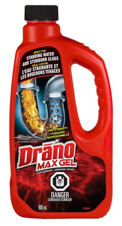 Drano - Max Gel Clog Remover  12/900Ml