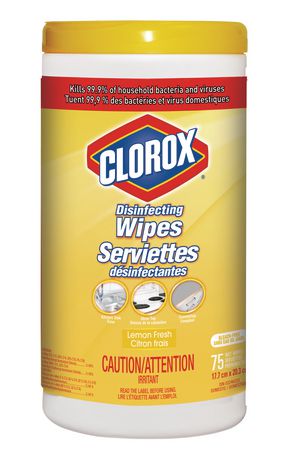 Clorox Disinfectant Wipes - Lemon Fresh - 75 Ct