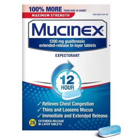 Mucinex - Tablets - 28 Ct