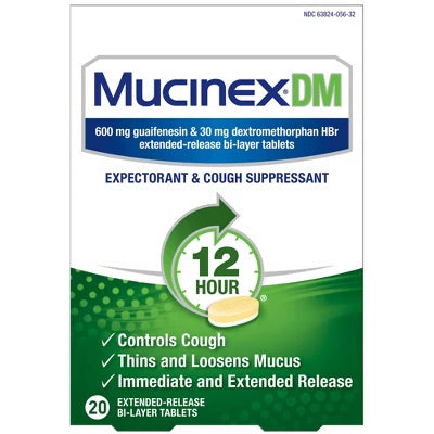 Mucinex - Dm Tablets - 20 Ct