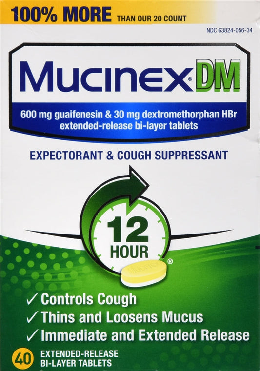 Mucinex - Dm Tablets - 40 Ct