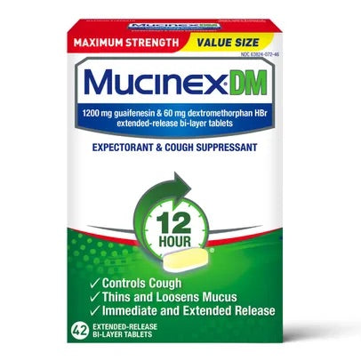 Mucinex - Dm Tablets Max Strength - 42 Ct